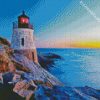 Castle Hill Lighthouse Newport diamond painting