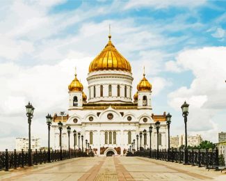 Cathedral Of Christ The Saviour Russia diamond painting