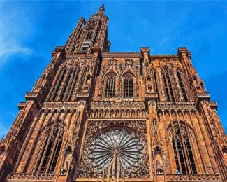 Cathedrale Notre Dame De Strasbourg diamond painting