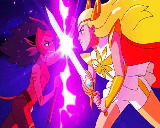 Catra And SheRa diamond painting