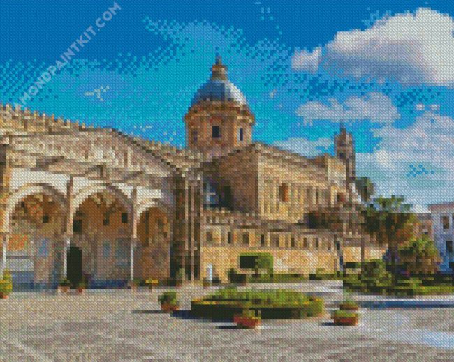 Cattedrale Di Palermo Sicilia Italy diamond painting