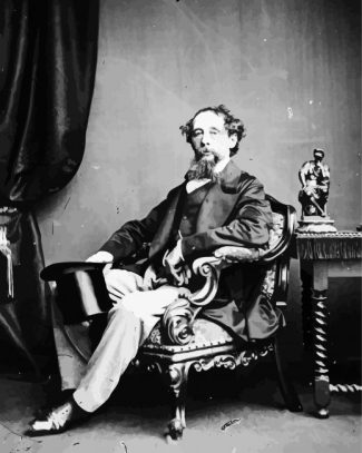 Charles Dickens Author diamond painting