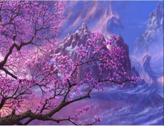 Cherry Blossom Tree diamond painting