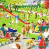 Children At Playground diamond painting