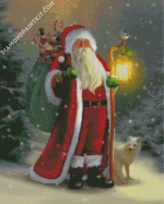 christmas santa claus diamond painting