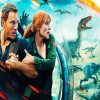 Claire And Owen Jurassic World diamond painting