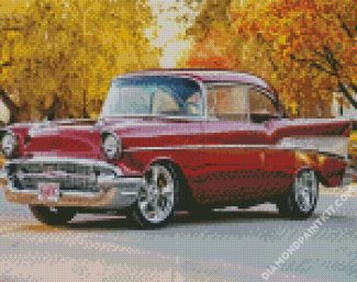 Classic 57 Chevy diamond painting