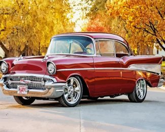 Classic 57 Chevy diamond painting