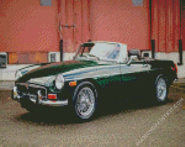 Classic Mg Car diamond painting