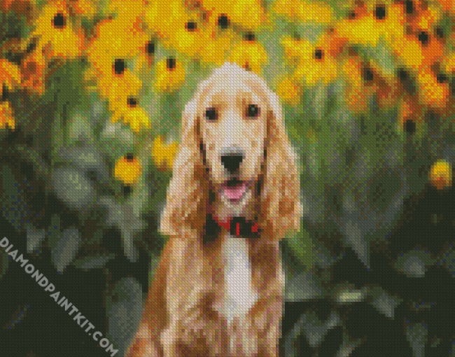 Cocker-Spaniel diamond painting