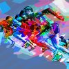 Colorful Runners diamond painting