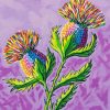 Colorful Thistles diamond painting