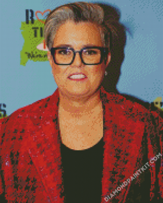 Comedian Rosie Odonnell diamond painting