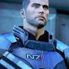 Commander Shepard Mass Effect diamond painting