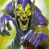 Creepy Green Goblin diamond painting