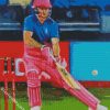 Cricket Match Art diamond painting