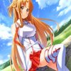 Cute Anime Character Asuna diamond painting