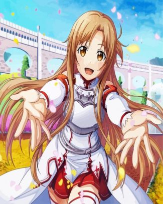 Cute Asuna diamond painting