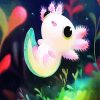 Cute Axolotl Art diamond painting