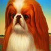 Cute Pekingese Dog diamond painting