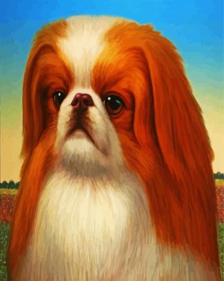 Cute Pekingese Dog diamond painting