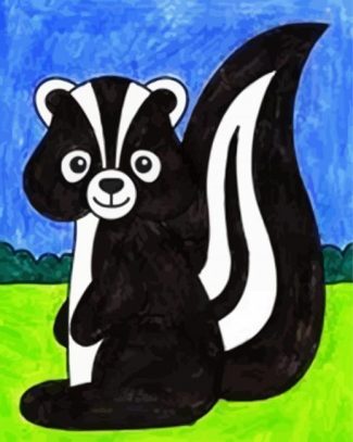 Cute Skunk diamond painting