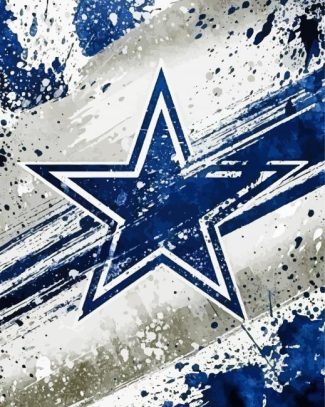 Dallas Cowboys Logo diamond painting