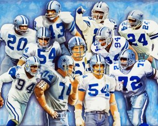 Dallas Cowboys American Football Team diamond painting