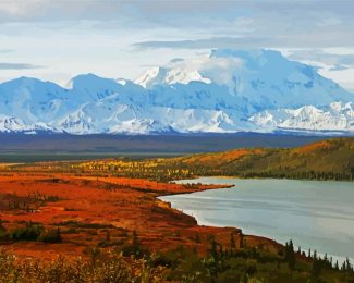 Denali National Park And Preserve Alaska diamond painting