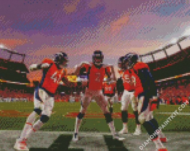 Denver Broncos Match Diamond painting