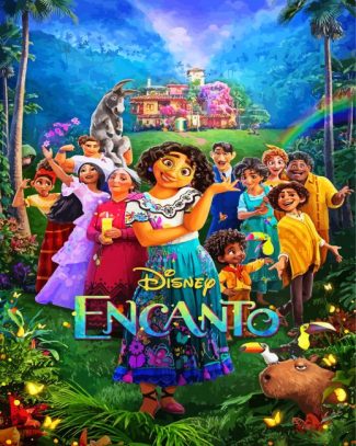 Disney Encanto Movie Characters Diamond painting