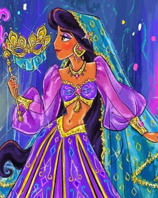 Disney Jasmine Masquerade Diamond painting