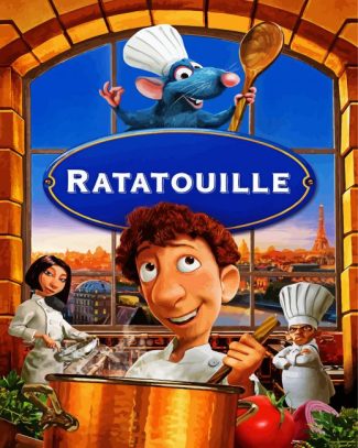 Disney Ratatouille Movie diamond painting