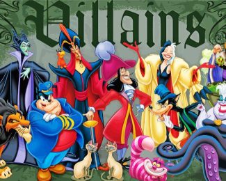 Disney Villains Poster diamond painting