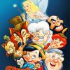 Disney Pinocchio Chararcters diamond painting