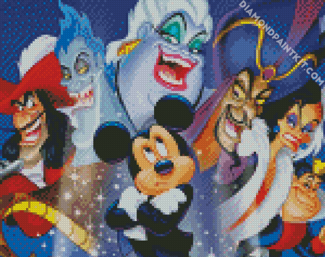 Disney Villains diamond painting