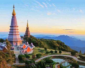 Doi Inthanon National Park Thailand diamond painting