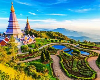 Doi Inthanon National Park Thailand diamond painting