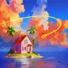 Dragon Ball Kame House diamond painting