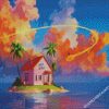 Dragon Ball Kame House diamond painting