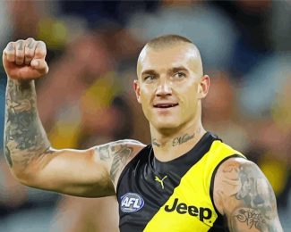 Dustin Martin Australian Rules Footballer diamond painting