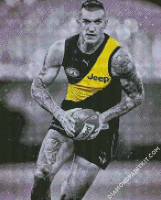 Dustin Martin Rules Footballer diamond painting