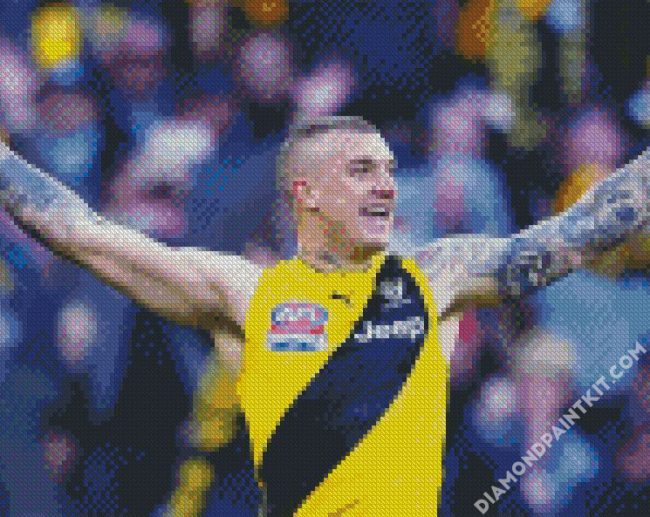 Dustin Martin diamond painting