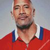 Dwayne johnson the rock diamond painting