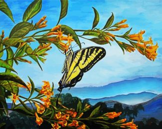 Eastern Tiger Swallowtail Butterfly diamond painting