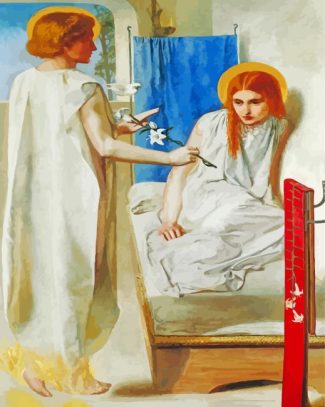 Ecce Ancilla Domini By Rossetti diamond painting