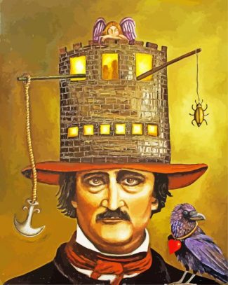 Edgar Allan Poe Art diamond painting