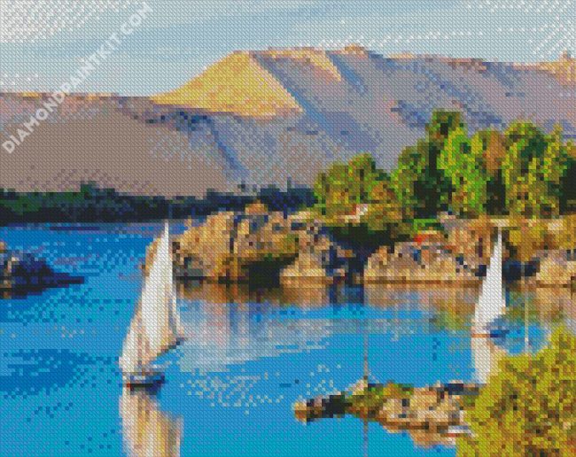 Egypt Nile River diamond painting