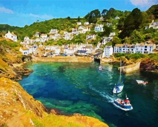 England Polperro diamond painting