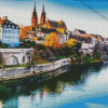 Europe Rhine River diamond painting